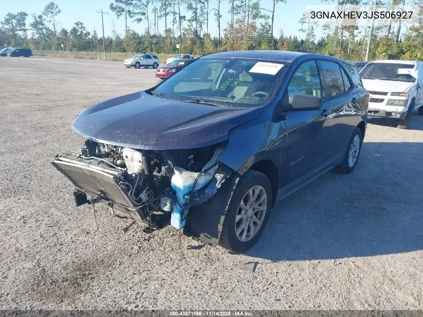 3GNAXHEV3JS506927 2018 Chevrolet Equinox Ls