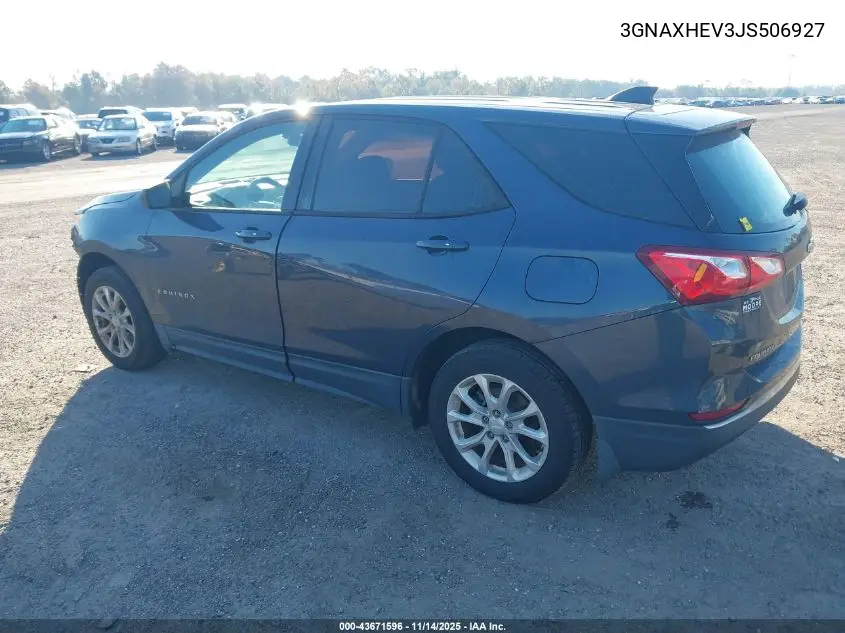 3GNAXHEV3JS506927 2018 Chevrolet Equinox Ls