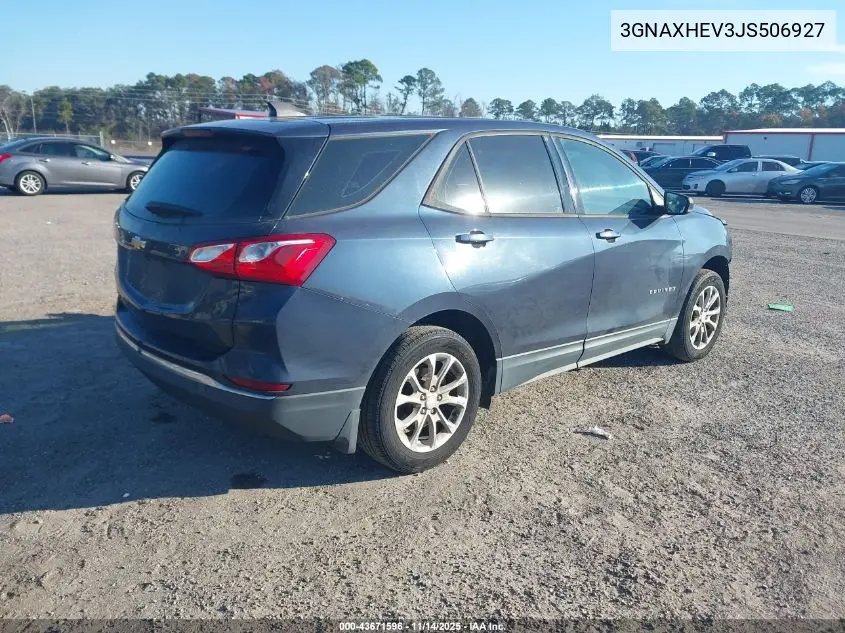 3GNAXHEV3JS506927 2018 Chevrolet Equinox Ls