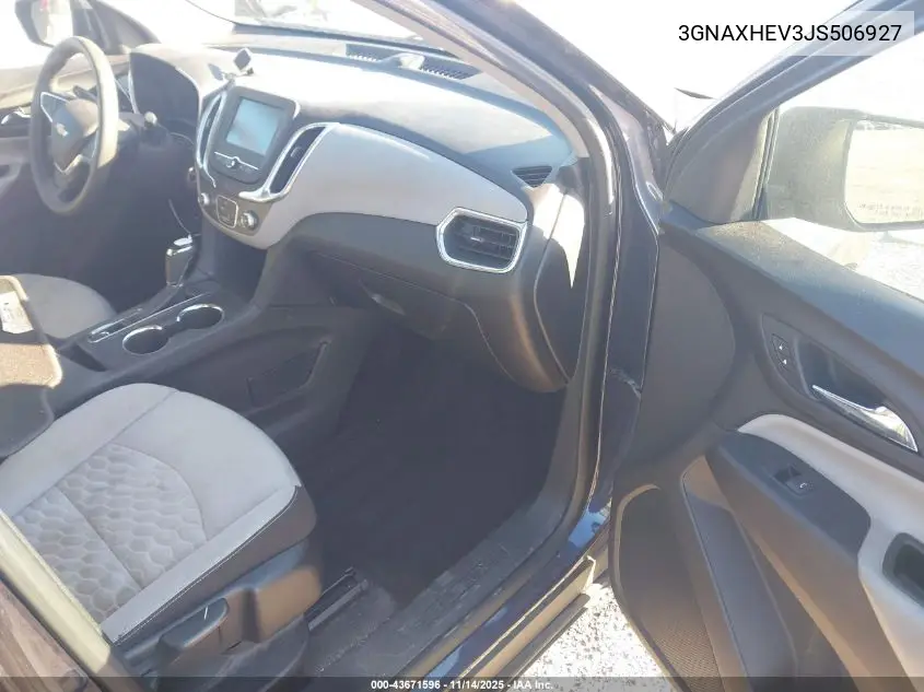 3GNAXHEV3JS506927 2018 Chevrolet Equinox Ls