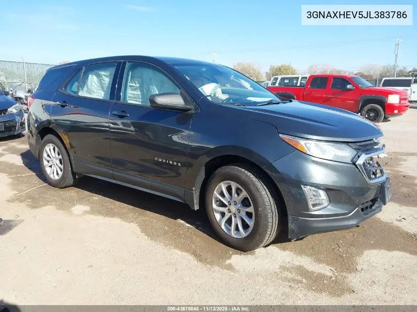 3GNAXHEV5JL383786 2018 Chevrolet Equinox Ls