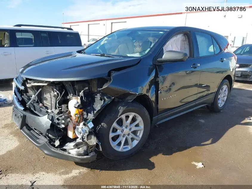 3GNAXHEV5JL383786 2018 Chevrolet Equinox Ls
