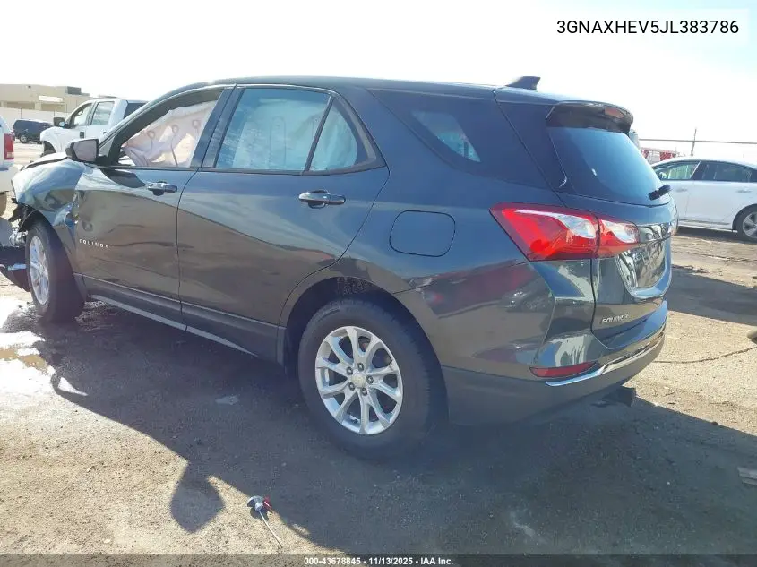 3GNAXHEV5JL383786 2018 Chevrolet Equinox Ls