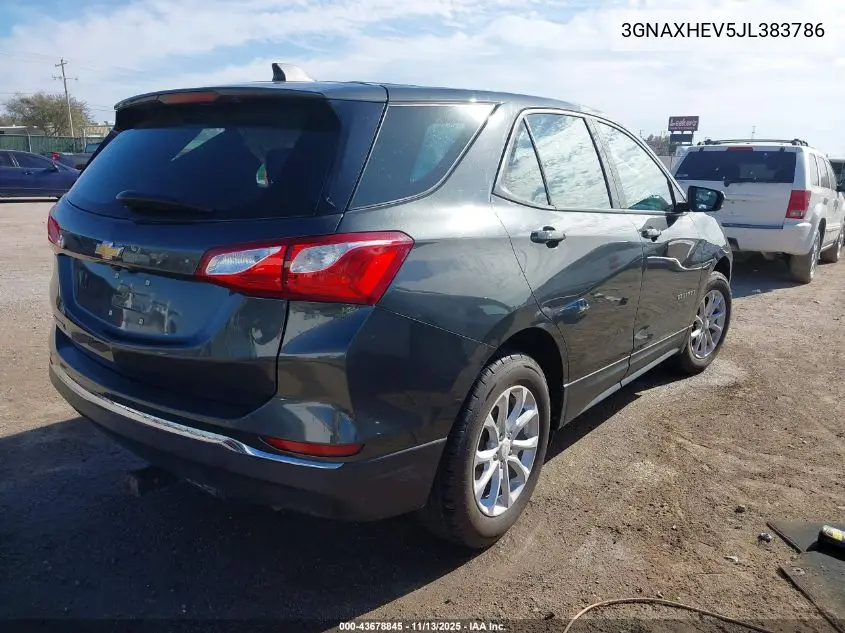 3GNAXHEV5JL383786 2018 Chevrolet Equinox Ls
