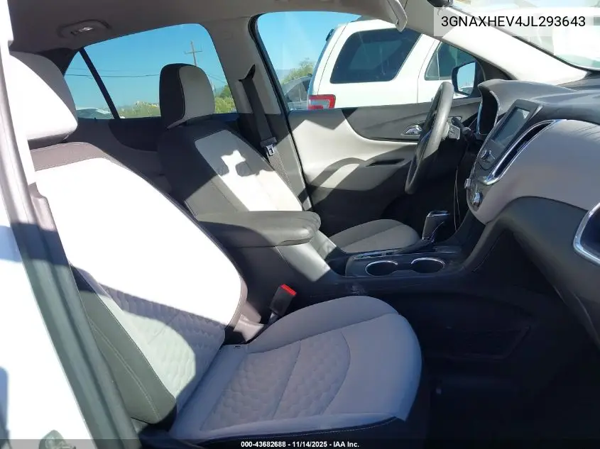 3GNAXHEV4JL293643 2018 Chevrolet Equinox Ls