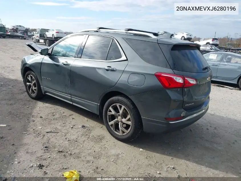 2GNAXMEVXJ6280196 2018 Chevrolet Equinox Premier