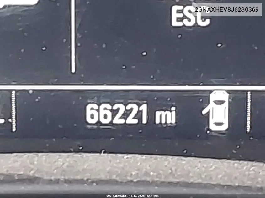 2GNAXHEV8J6230369 2018 Chevrolet Equinox Ls