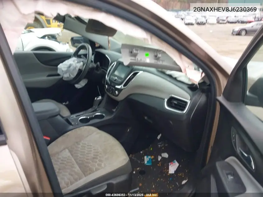 2GNAXHEV8J6230369 2018 Chevrolet Equinox Ls