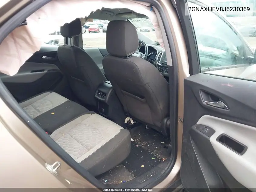 2GNAXHEV8J6230369 2018 Chevrolet Equinox Ls