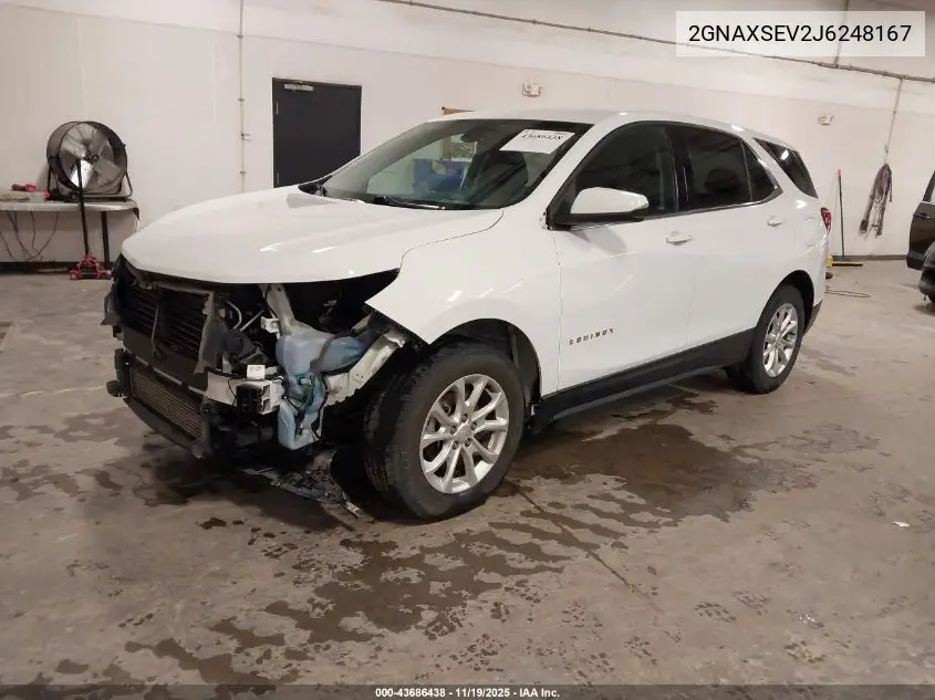 2GNAXSEV2J6248167 2018 Chevrolet Equinox Lt