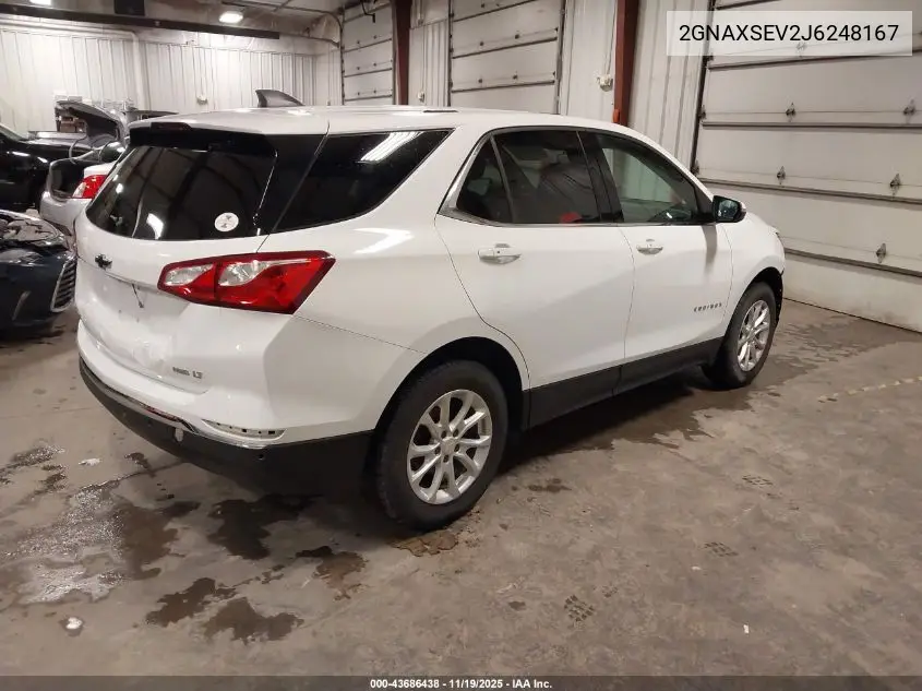 2GNAXSEV2J6248167 2018 Chevrolet Equinox Lt