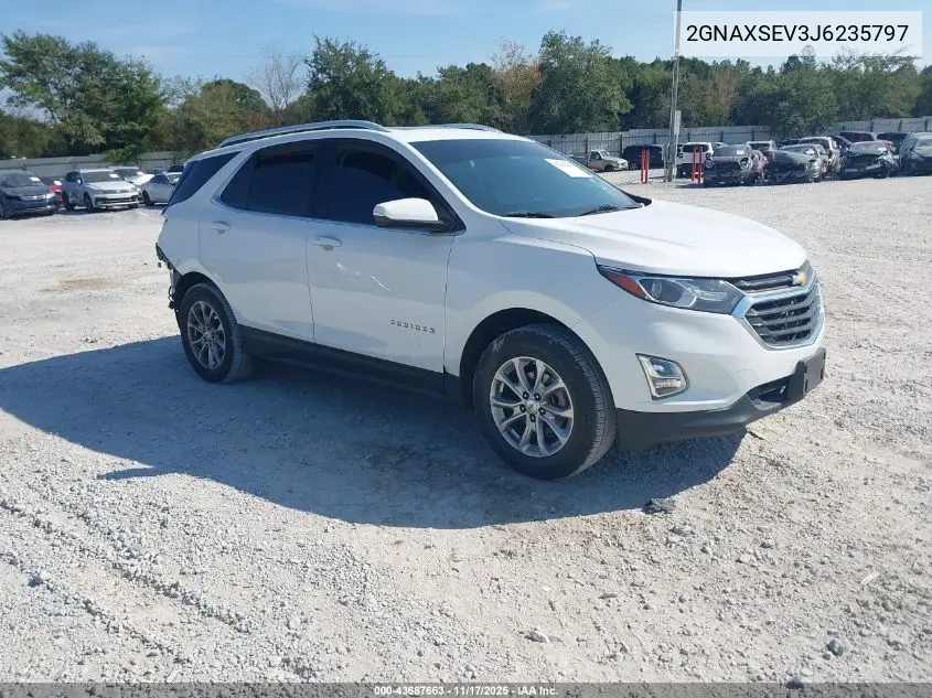 2GNAXSEV3J6235797 2018 Chevrolet Equinox Lt