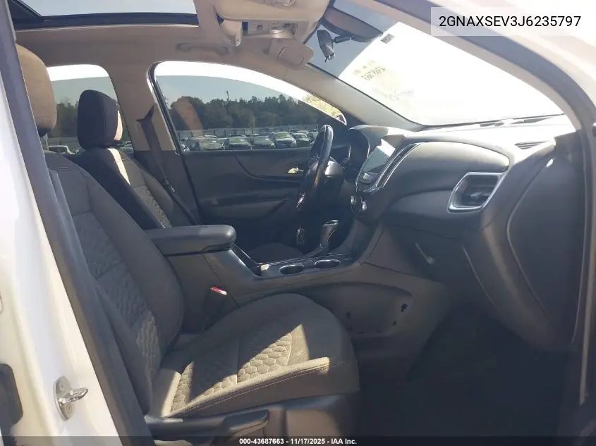 2GNAXSEV3J6235797 2018 Chevrolet Equinox Lt