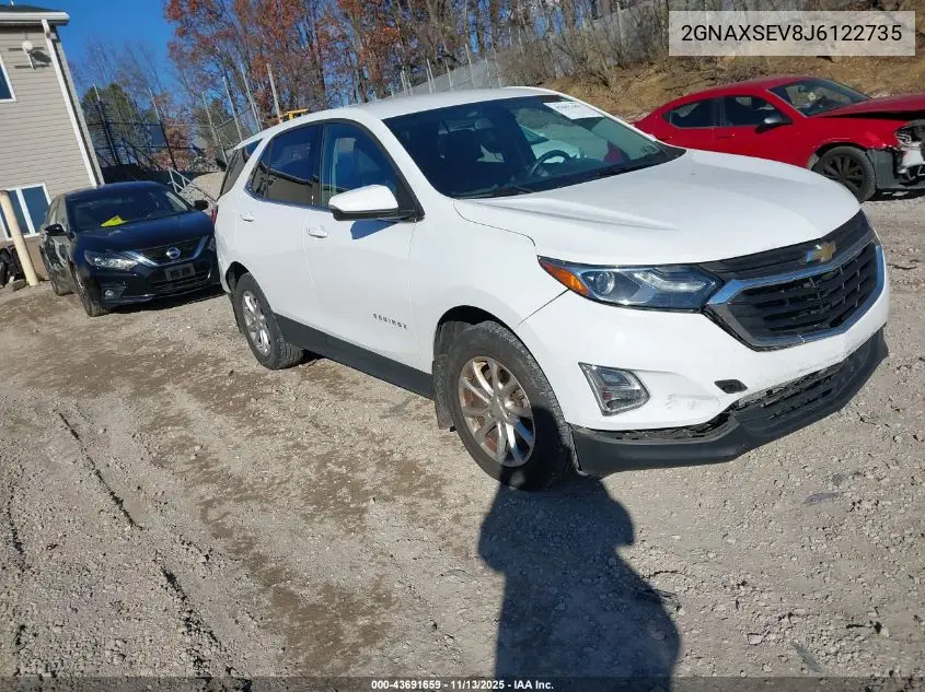 2GNAXSEV8J6122735 2018 Chevrolet Equinox Lt