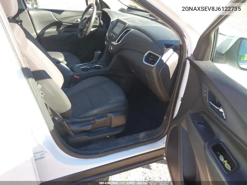 2GNAXSEV8J6122735 2018 Chevrolet Equinox Lt
