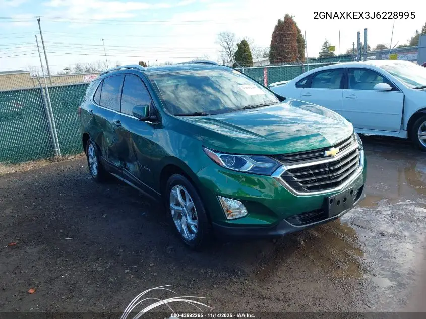 2GNAXKEX3J6228995 2018 Chevrolet Equinox Lt
