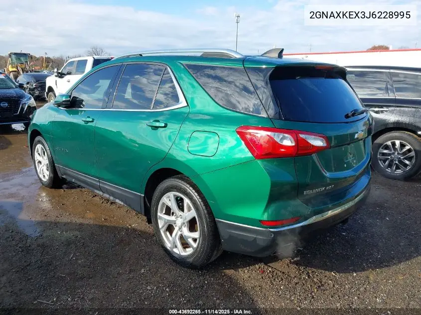 2GNAXKEX3J6228995 2018 Chevrolet Equinox Lt