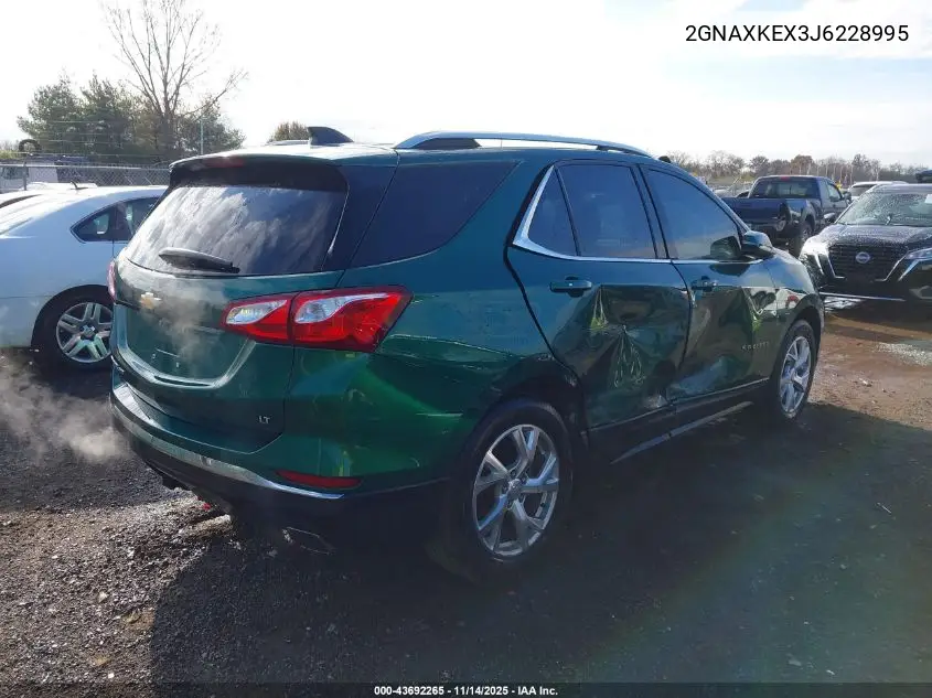 2GNAXKEX3J6228995 2018 Chevrolet Equinox Lt