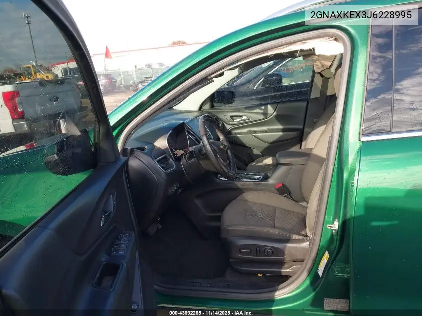 2GNAXKEX3J6228995 2018 Chevrolet Equinox Lt