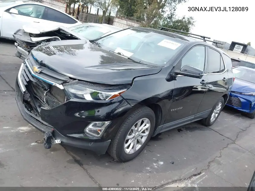 3GNAXJEV3JL128089 2018 Chevrolet Equinox Lt
