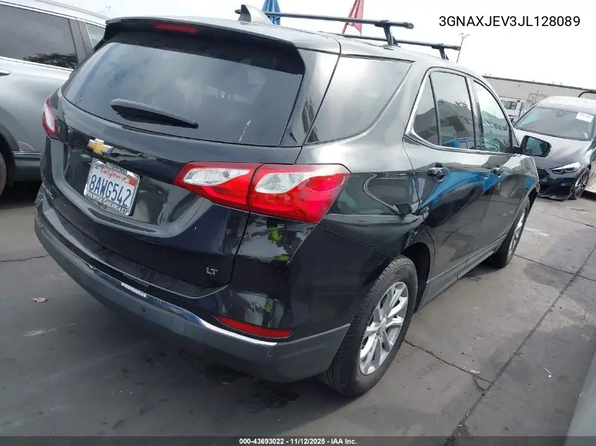 3GNAXJEV3JL128089 2018 Chevrolet Equinox Lt