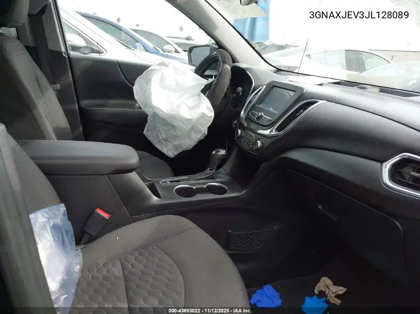 3GNAXJEV3JL128089 2018 Chevrolet Equinox Lt