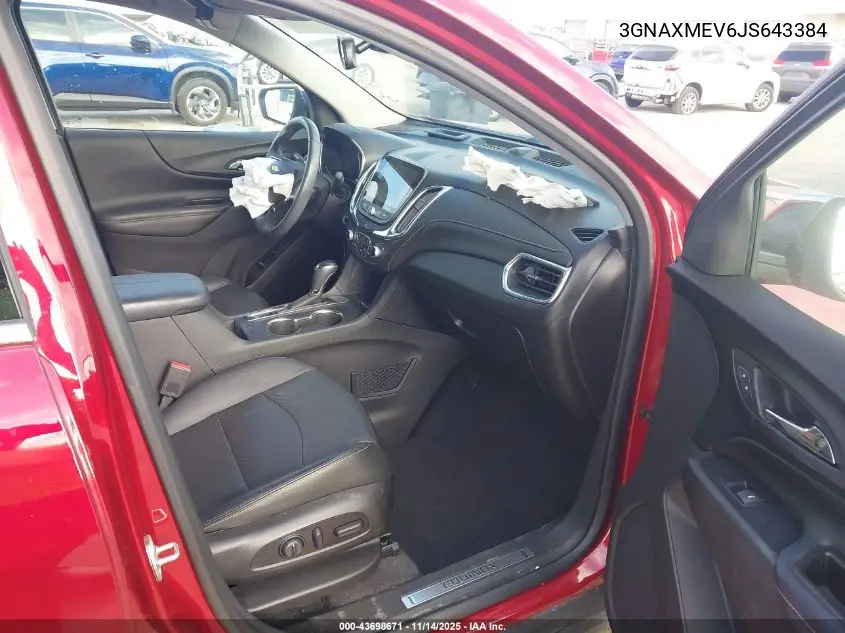 3GNAXMEV6JS643384 2018 Chevrolet Equinox Premier