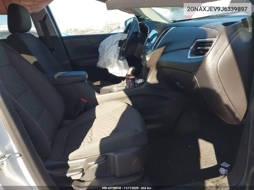 2GNAXJEV9J6339897 2018 Chevrolet Equinox Lt