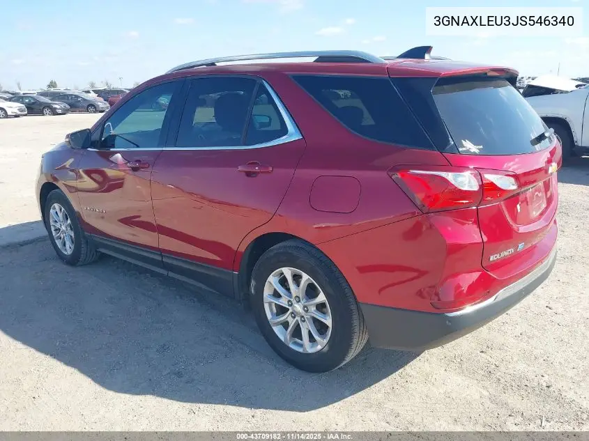 3GNAXLEU3JS546340 2018 Chevrolet Equinox Lt