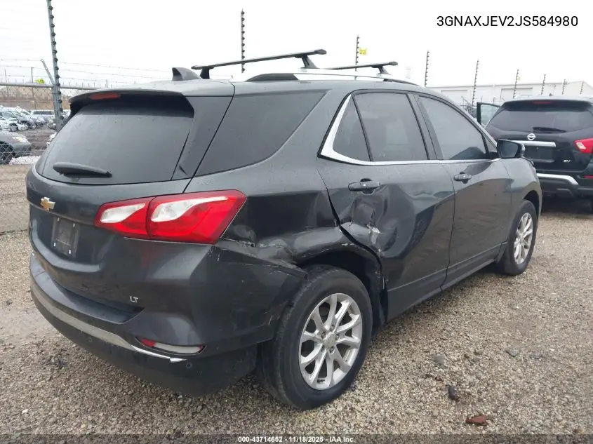 3GNAXJEV2JS584980 2018 Chevrolet Equinox Lt