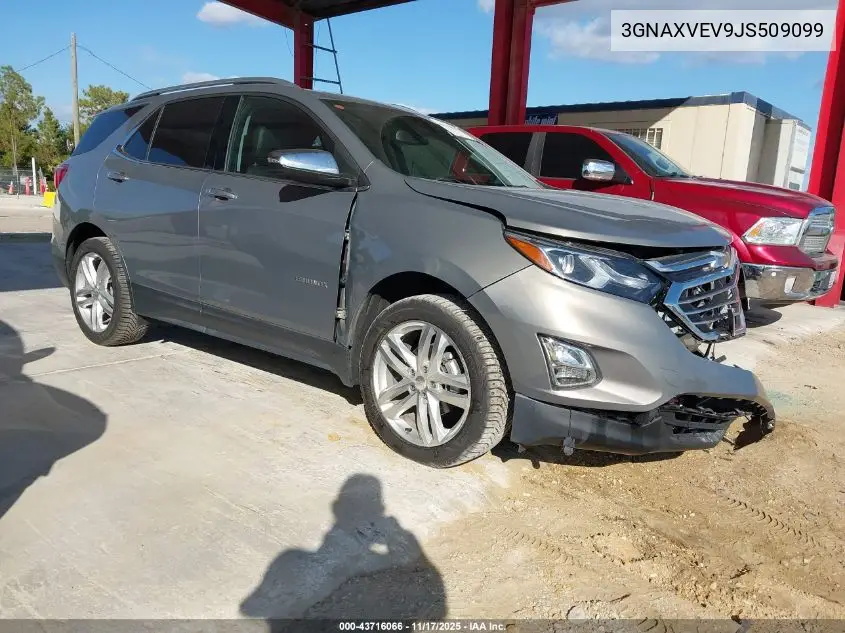 3GNAXVEV9JS509099 2018 Chevrolet Equinox Premier