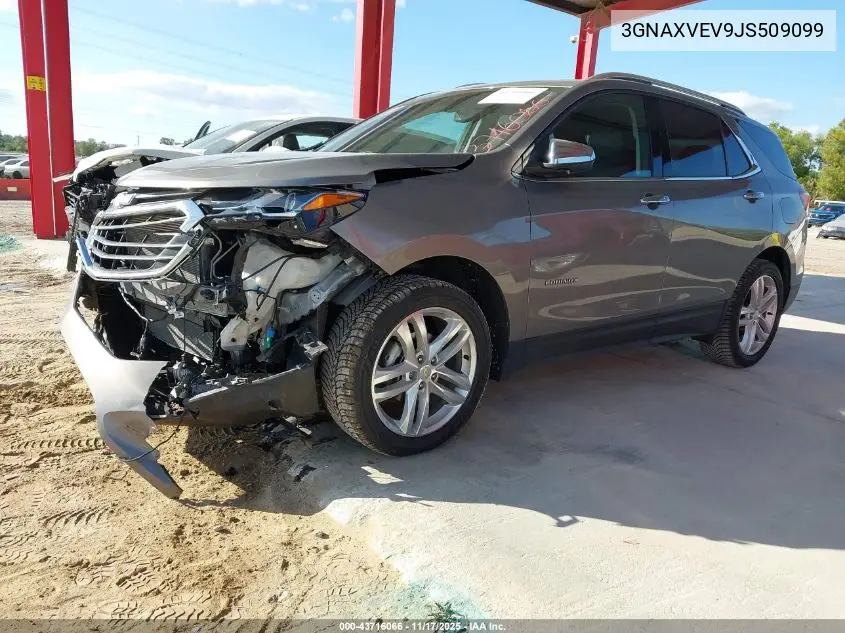 3GNAXVEV9JS509099 2018 Chevrolet Equinox Premier