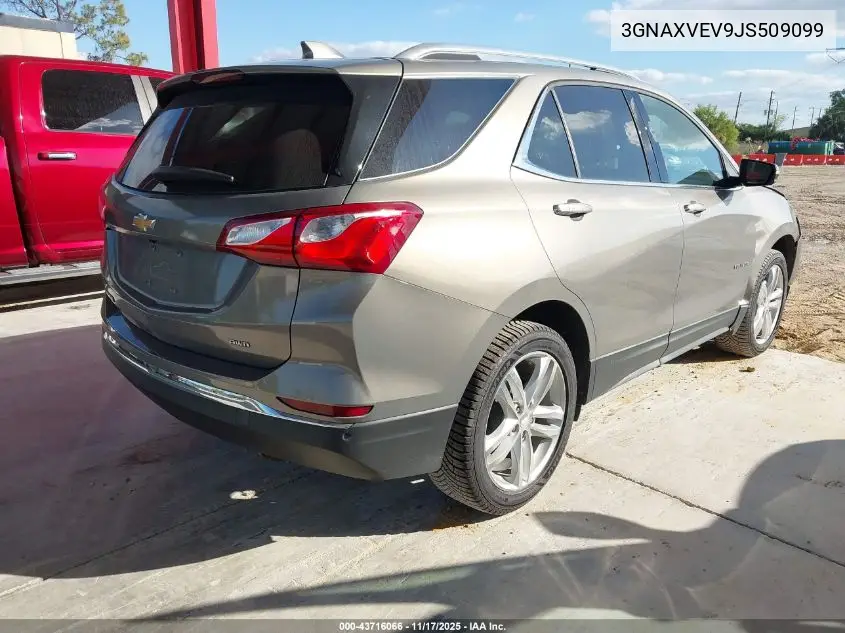 3GNAXVEV9JS509099 2018 Chevrolet Equinox Premier