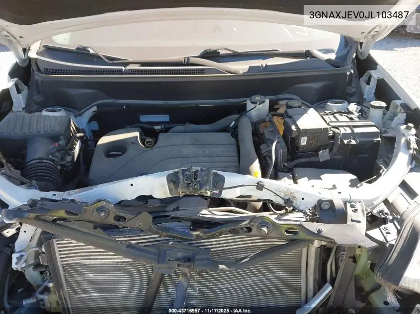3GNAXJEV0JL103487 2018 Chevrolet Equinox Lt