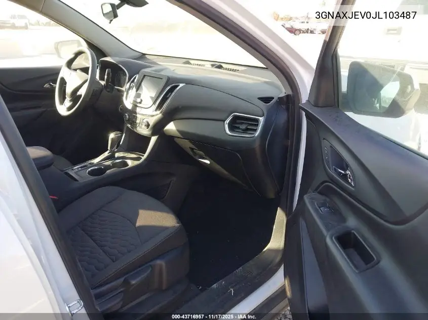 3GNAXJEV0JL103487 2018 Chevrolet Equinox Lt