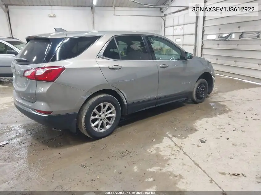 3GNAXSEV1JS612922 2018 Chevrolet Equinox Lt