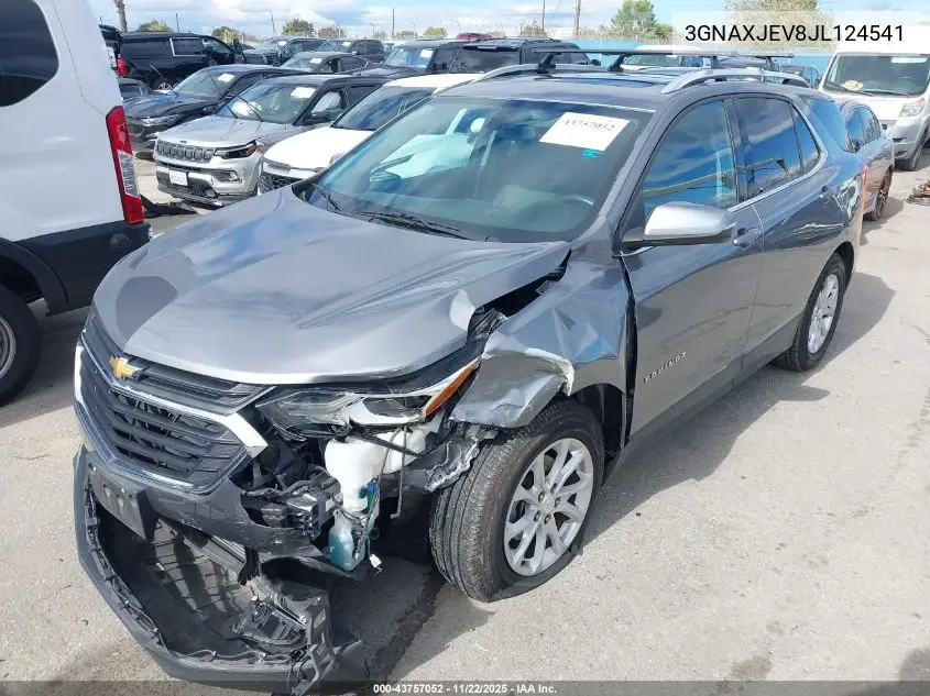 3GNAXJEV8JL124541 2018 Chevrolet Equinox Lt