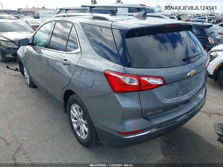 3GNAXJEV8JL124541 2018 Chevrolet Equinox Lt