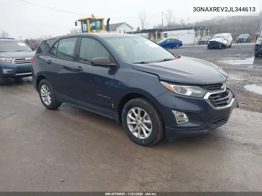 3GNAXREV2JL344613 2018 Chevrolet Equinox Ls