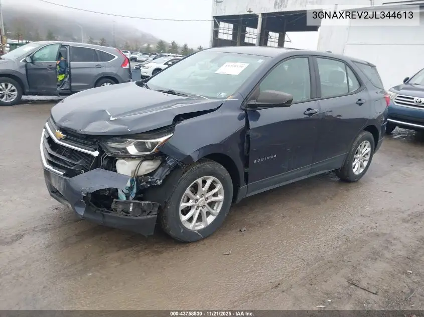 3GNAXREV2JL344613 2018 Chevrolet Equinox Ls