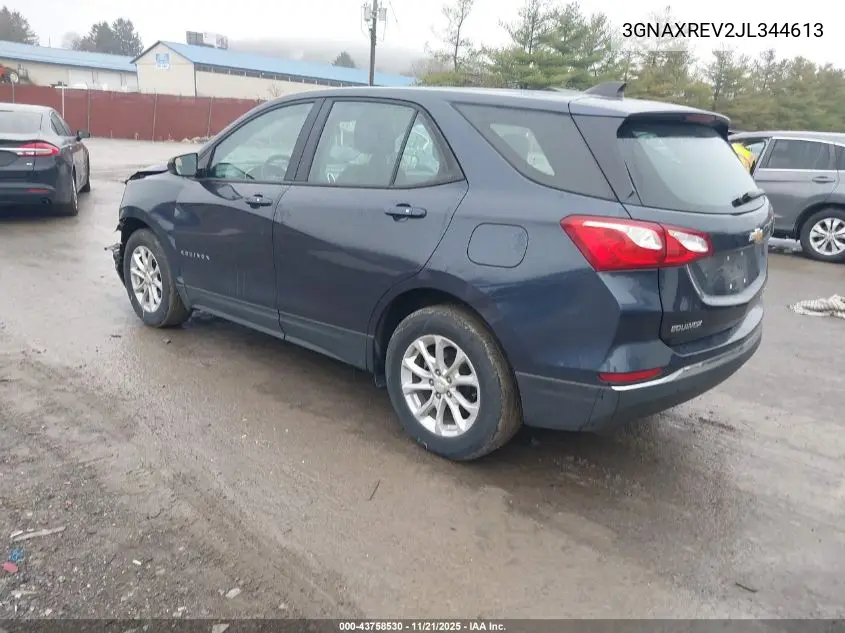 3GNAXREV2JL344613 2018 Chevrolet Equinox Ls