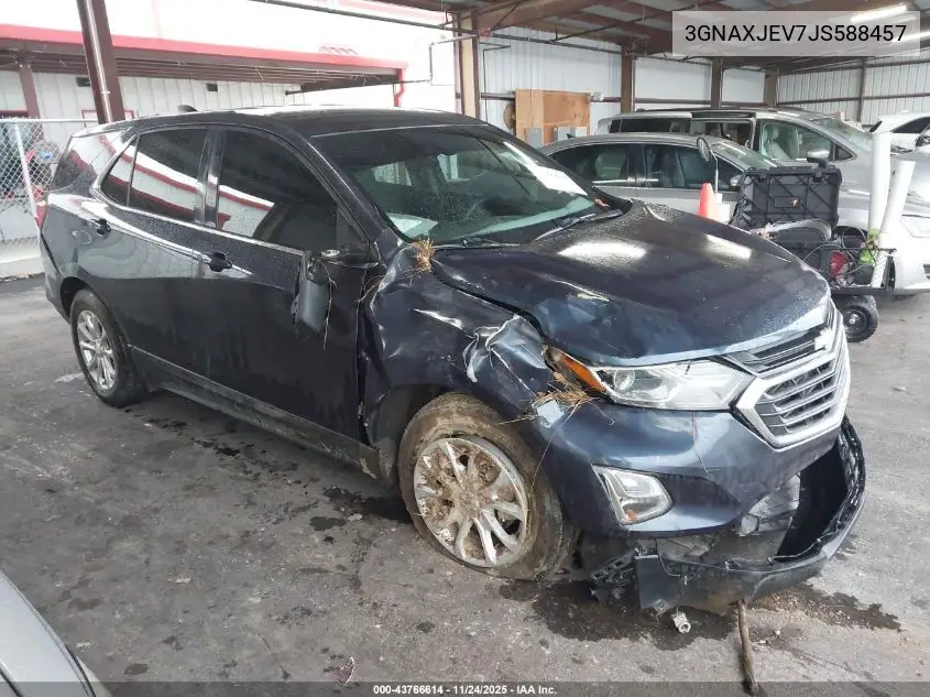 3GNAXJEV7JS588457 2018 Chevrolet Equinox Lt