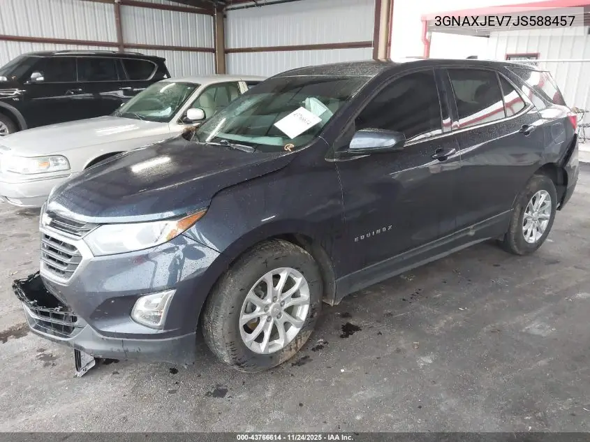 3GNAXJEV7JS588457 2018 Chevrolet Equinox Lt