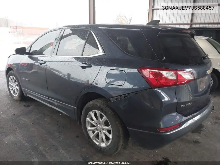 3GNAXJEV7JS588457 2018 Chevrolet Equinox Lt