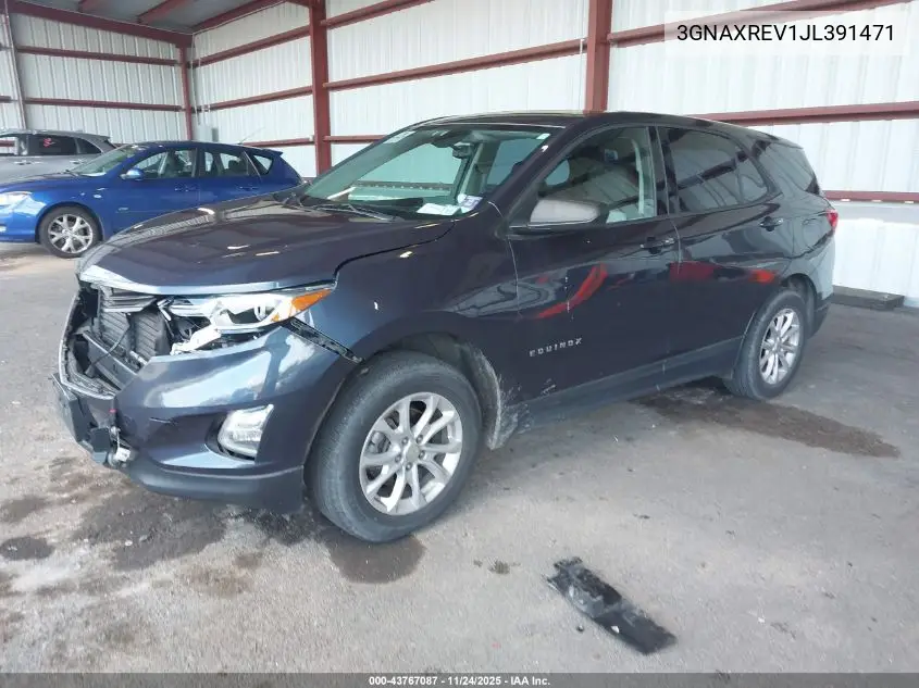 3GNAXREV1JL391471 2018 Chevrolet Equinox Ls