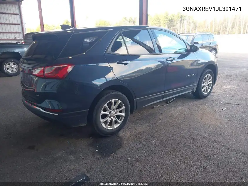 3GNAXREV1JL391471 2018 Chevrolet Equinox Ls