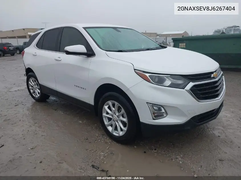 2GNAXSEV8J6267404 2018 Chevrolet Equinox Lt