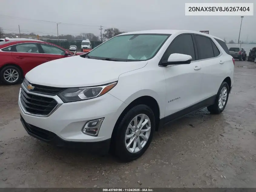 2GNAXSEV8J6267404 2018 Chevrolet Equinox Lt