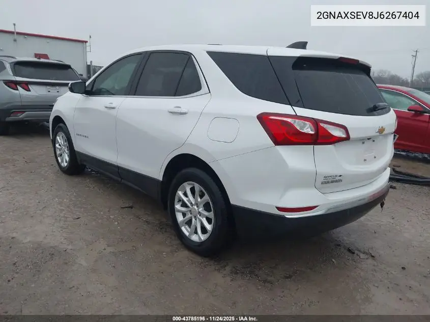 2GNAXSEV8J6267404 2018 Chevrolet Equinox Lt