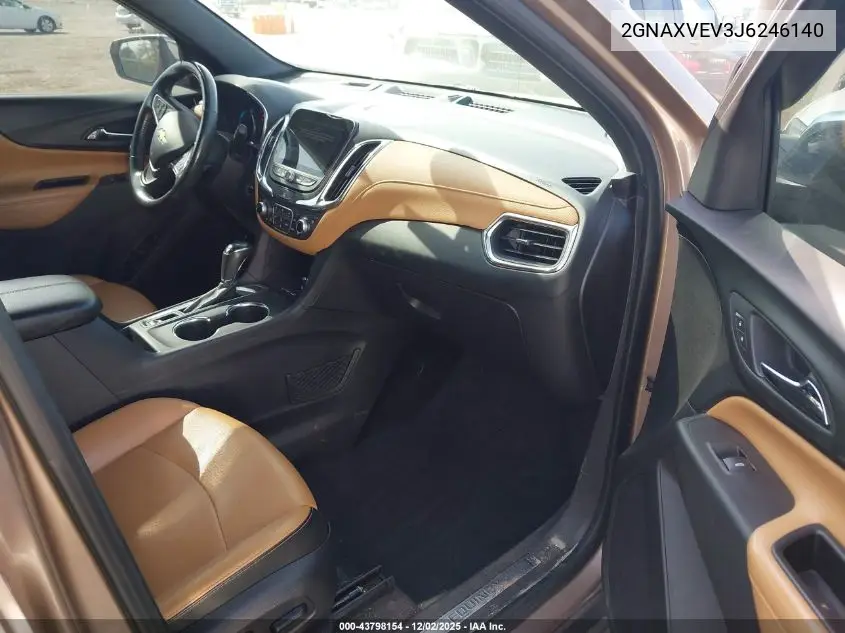 2GNAXVEV3J6246140 2018 Chevrolet Equinox Premier